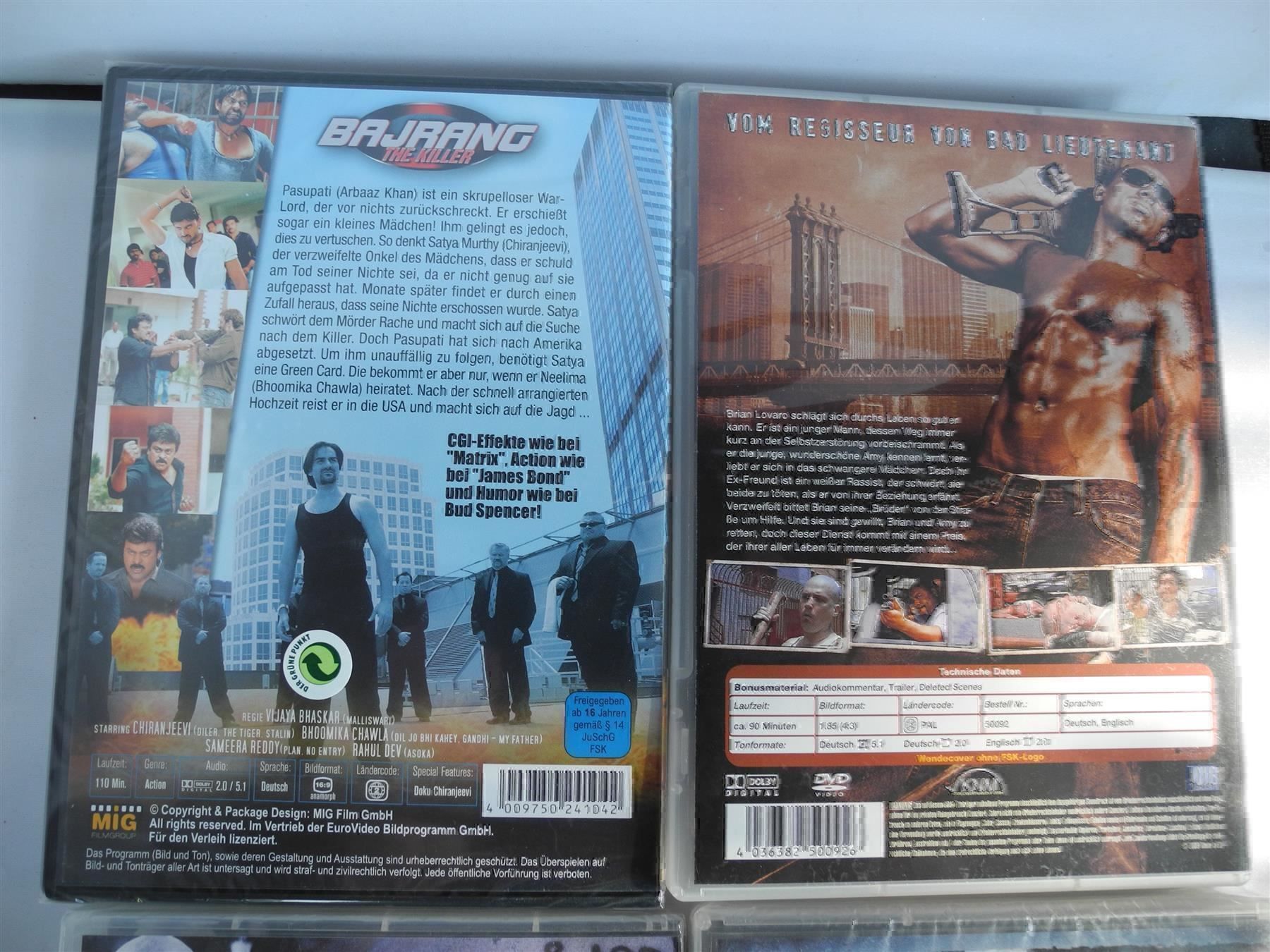 Alle DVDs: 4 DVD's The crime, Bajrang,usw. Nr. 587 – Neu und originalverpackt aus Kottwil von Crazyrolf 3