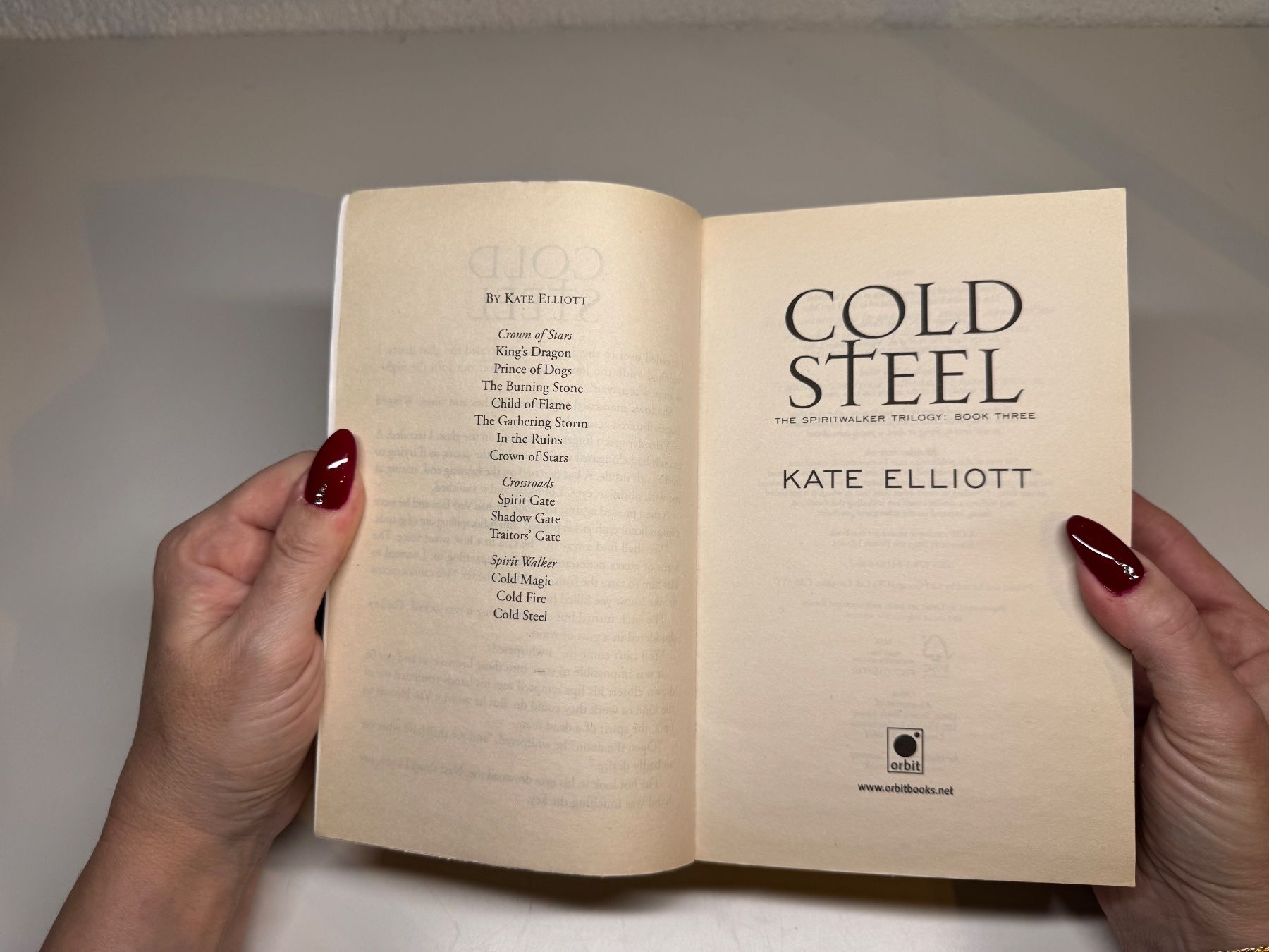 Libri: NOVEL: Kate Elliott, Cold Steel – Usato da Grosswangen venduto da English_books 2