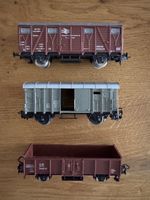 3x Güterwagen H0 Vintage – DB / British Railways