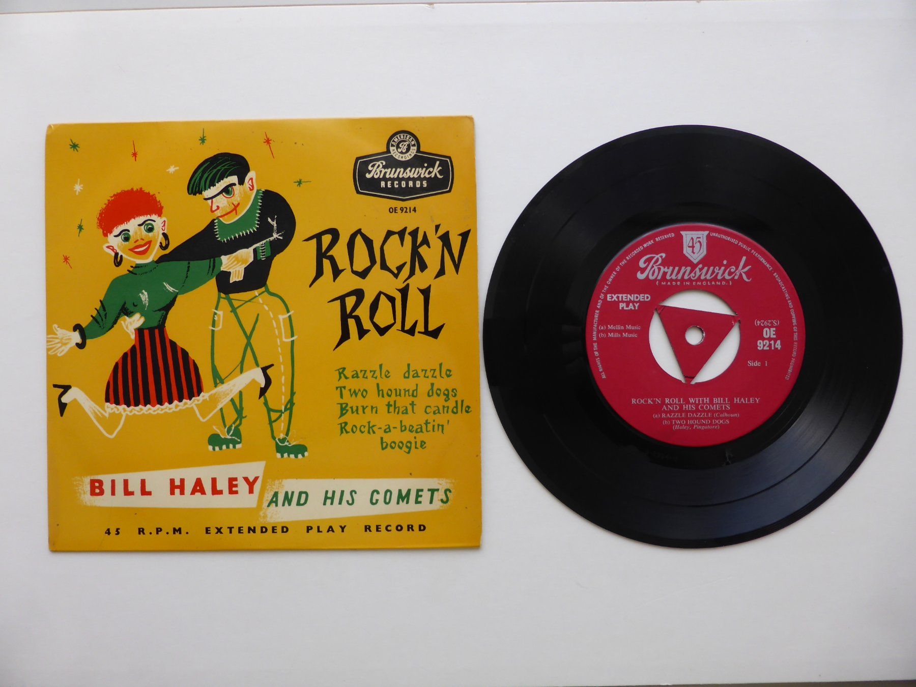 Dischi in vinile: VINYL SINGLE  EP  BILL HALEY and HIS COMETS – Usato da Küssnacht am Rigi venduto da Mondkinder