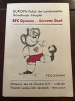 Servette FC BFC Dynamo Matchprogramm Europacup
