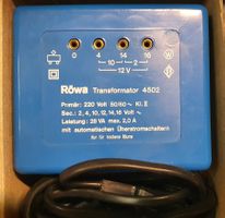 RÖWA/TITAN: TRAFO 106 / 4502 / 28 VA NEUWERTIG/OVP