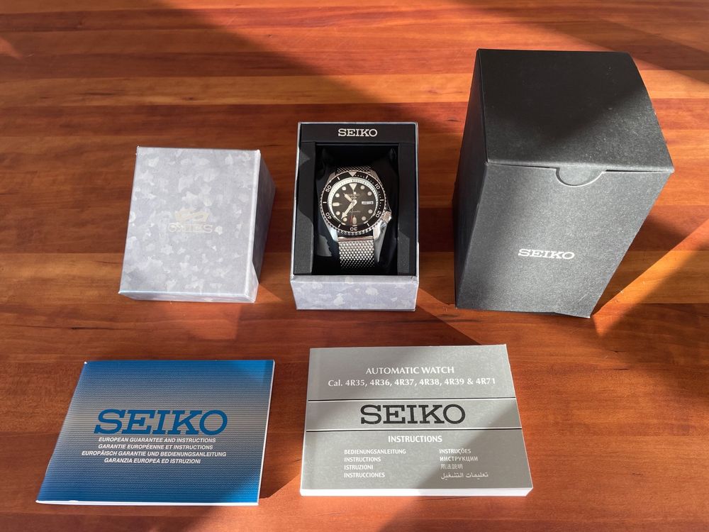 Seiko 5 Sports Suits Automatik Day Date Kaufen auf Ricardo