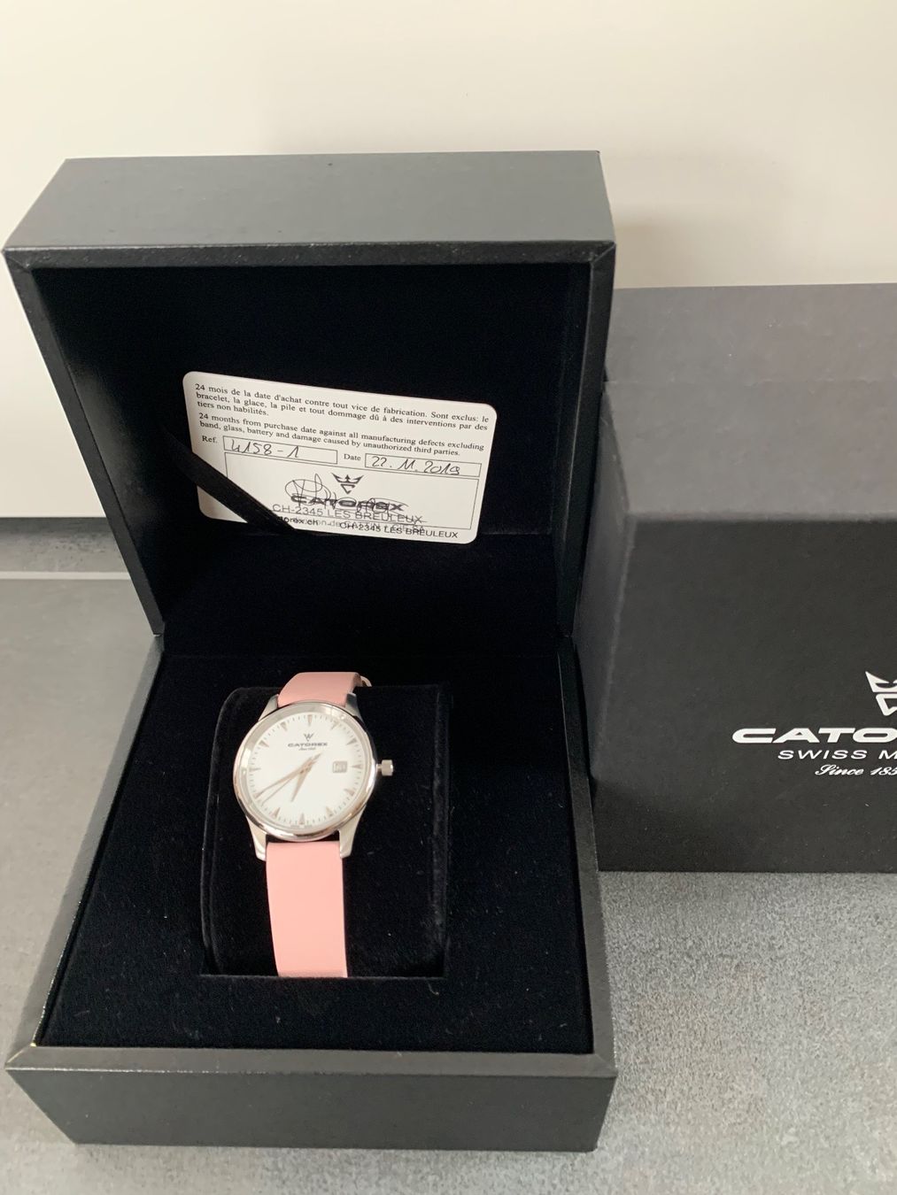 Orologi: Montre acier neuve marque CATOREX – Nuovo e nell'imballaggio originale da Saignelégier venduto da teres27