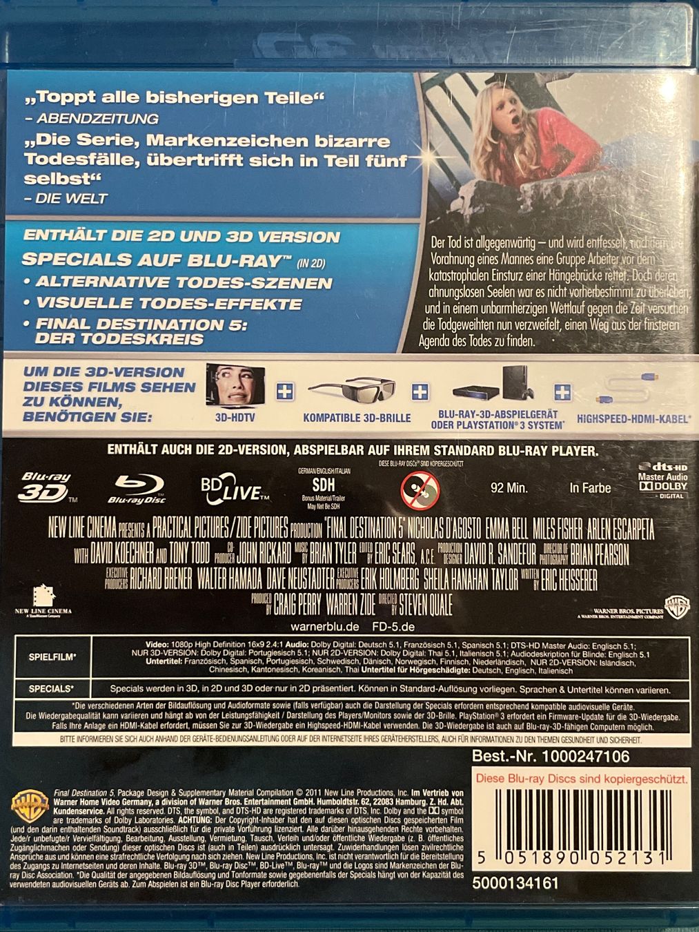 Alle DVDs: Final Destination 5  3D   (2011) – Gebraucht aus Waldenburg von Gonzo8 1