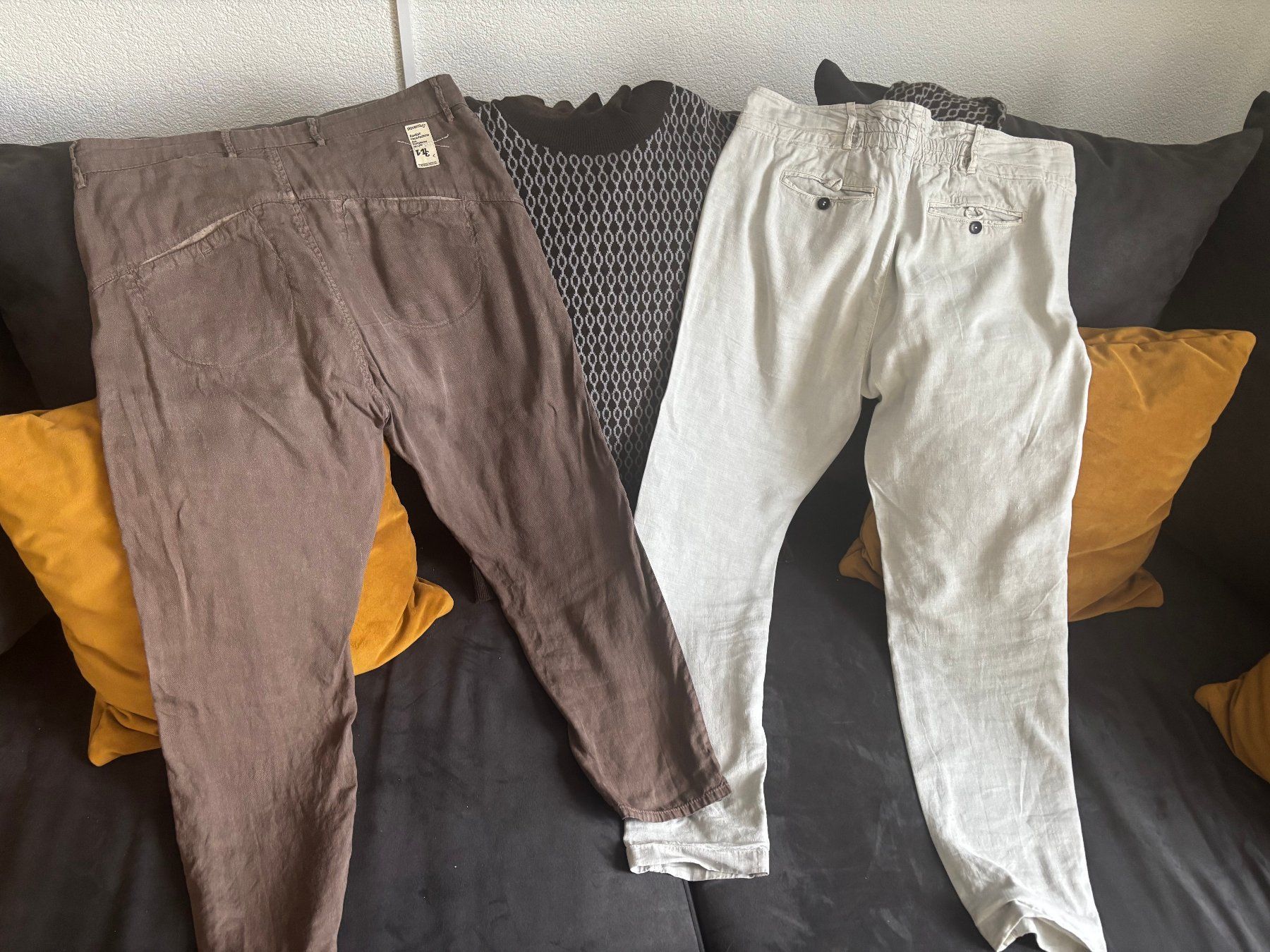 Pantaloni: HANNES ROETHER und NOVEMBER Leinenhose – Usato da Merishausen venduto da yourdream 4