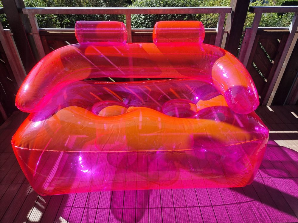 Aufblasbares Sofa – Vielseitige Lounger-Liege Für Drinnen & Draußen | Leicht Aufzublasen & Zu Reinigen