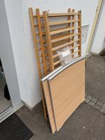 Kinder Gitterbett Holz Metallumbau guter Zustand 120x60cm