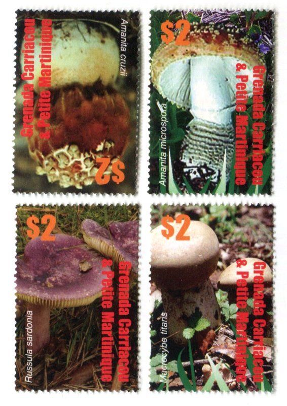 Tous les timbres: Briefmarken "Pilze". Grenada. – Neuf avec emballage d'origine à Basel par Butsch5