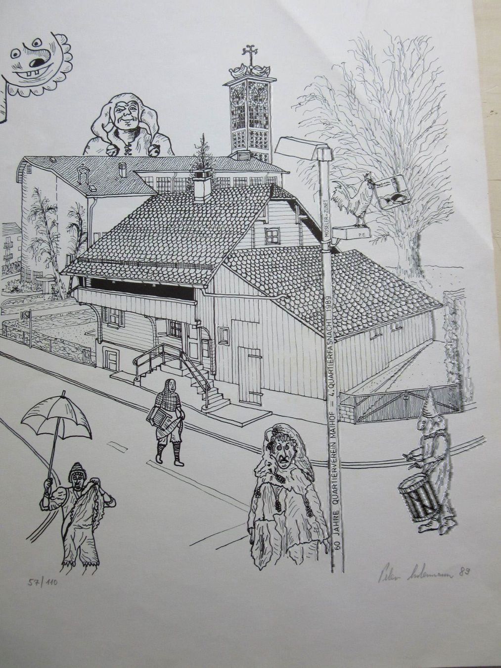 Arts picturaux & lithographies: KÜNSTLER ?//ref.sm1 – D'occasion à Gersau par grafik-kunst