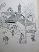 2 LITHORAPHIEN SINIERT NUMMERIERT KÜNSTLER ?//ref.sm1