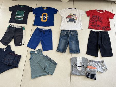 Gr128 Hoch Qualität Junge Sommer Kleider Set 8J
