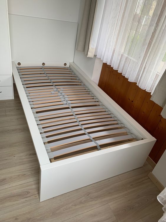 IKEA Malm Bett, weiss, 90 x 200 Kaufen auf Ricardo