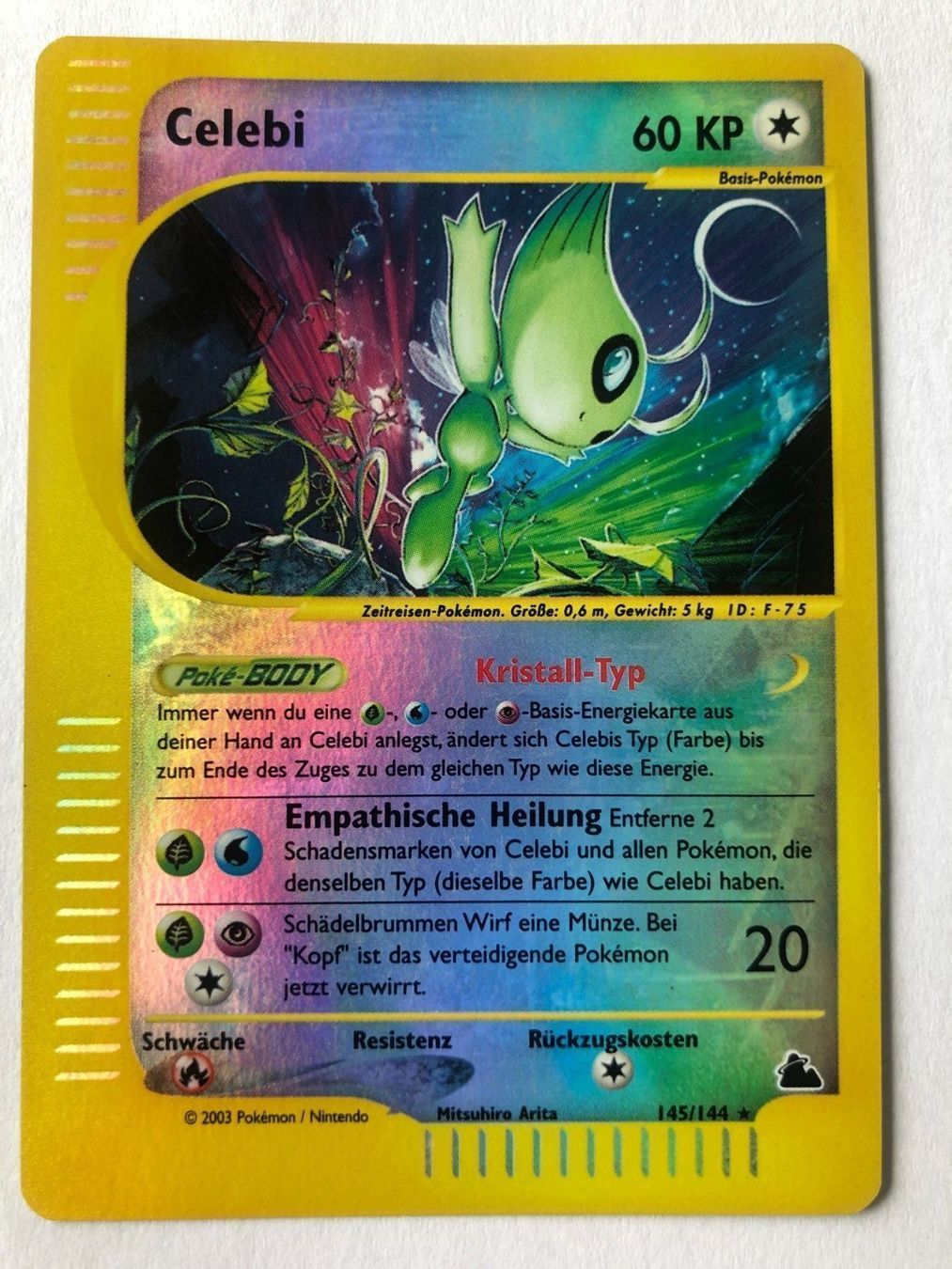 Pokémon Carte collezionabili: Celebi - Reverse Holo - Skyridge – Nuovo (secondo la descrizione) da Nussbaumen AG venduto da Pika-Shop