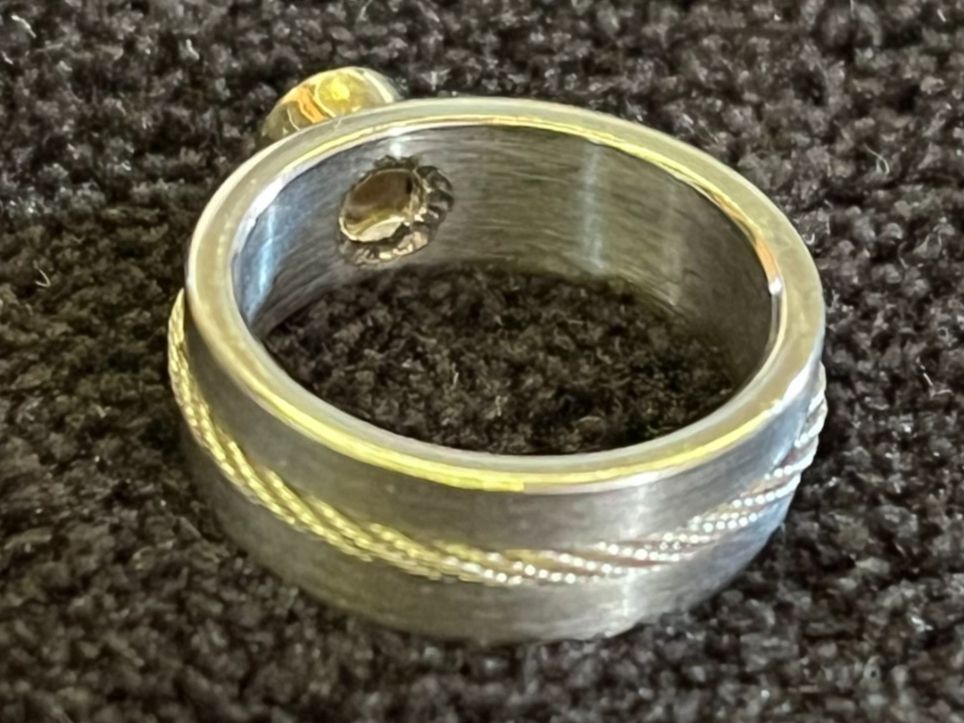 Anelli: Ring Stahl Gold 585 – Usato da Bettwiesen venduto da wicking27 2