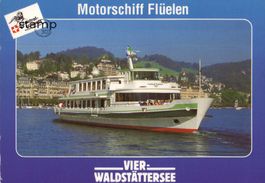 1997 AK Motorschiff Flüelen auf Vierwaldstättersee