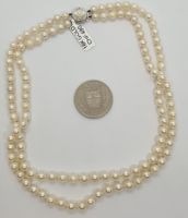Echt 18K Gold Kette - Süsswasserperlen