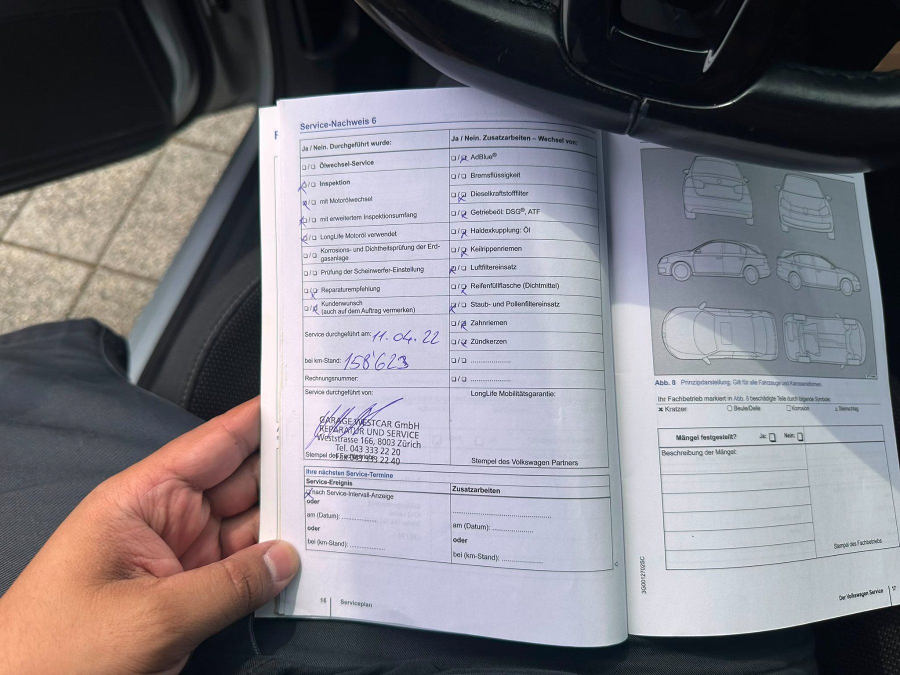 VW Automobili: VW Touran 1.6TDI – Usato da Otelfingen venduto da hof74 8