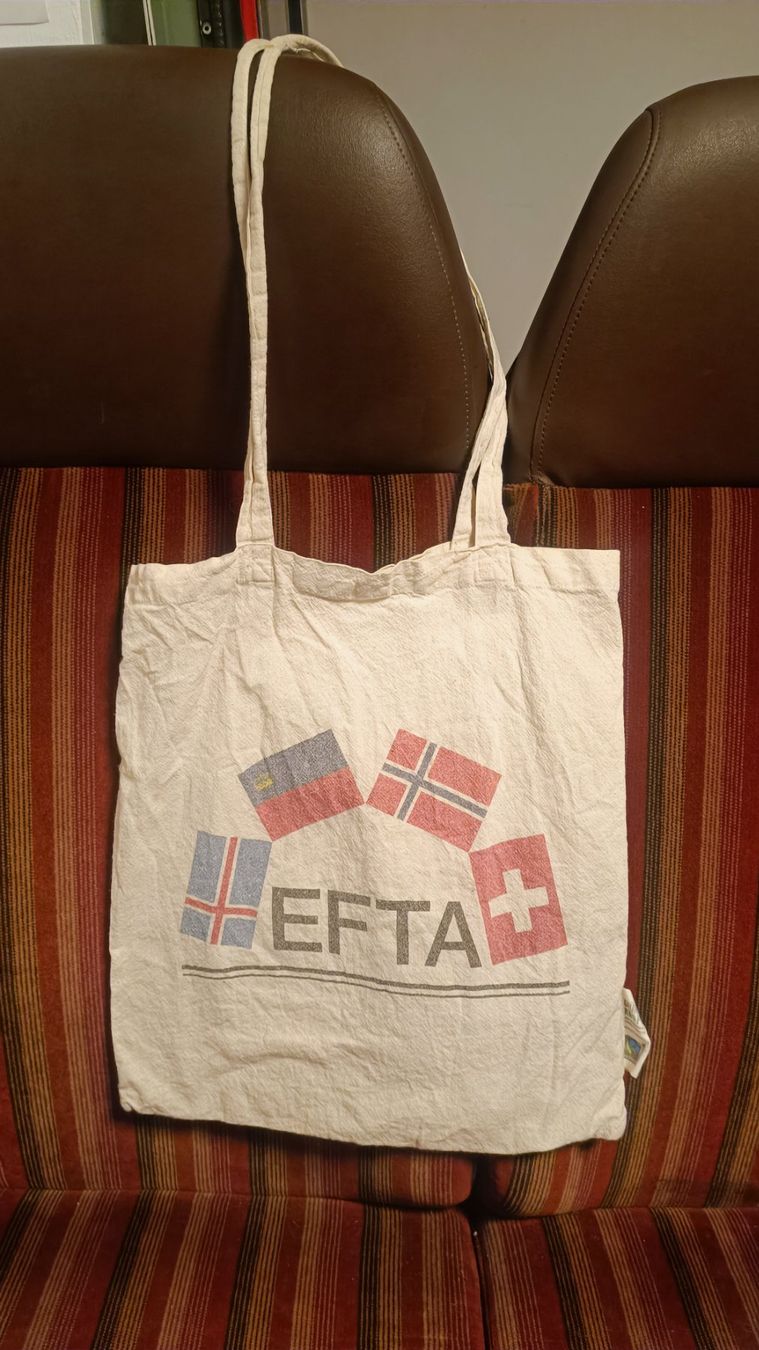 Borse: Stofftasche / Tote Bag der EFTA – Usato da Oberuzwil venduto da Mike-Gubler