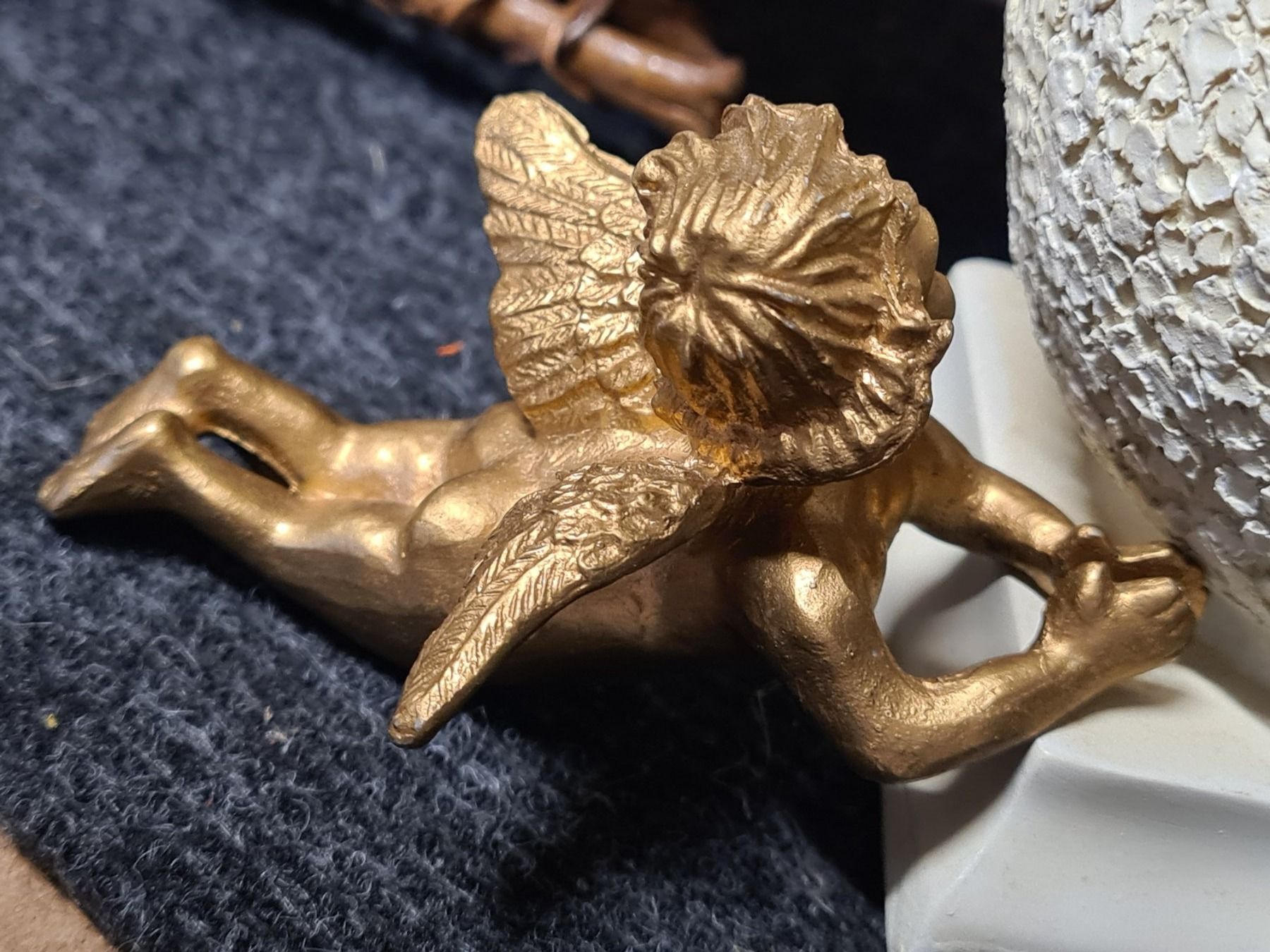 Statuette: Engel, Kerzenhänger, ca. 9 cm – Usato da Amriswil venduto da kleindeko 2