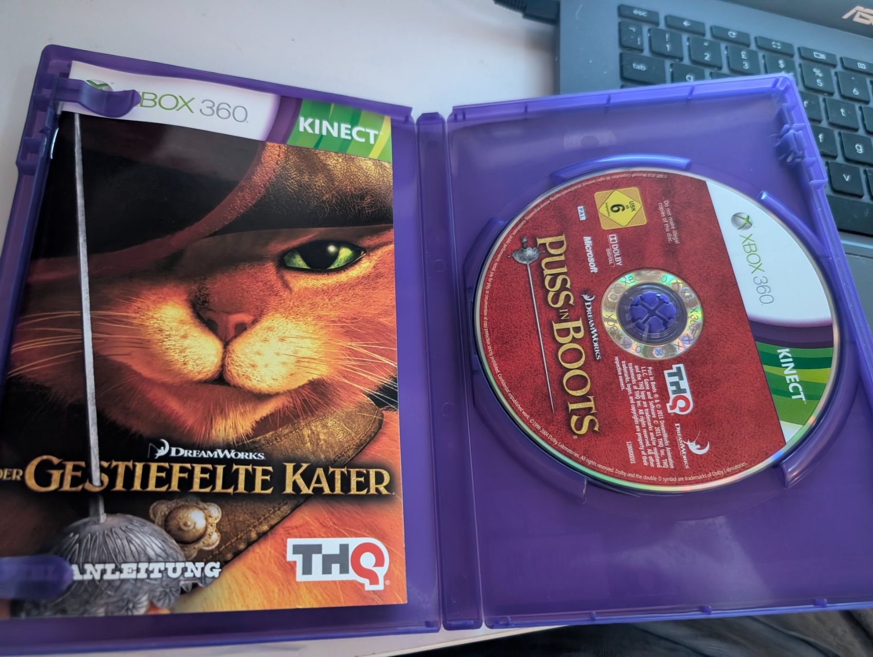 Microsoft Giochi: Der Gestiefelte Kater Xbox 360 Game – Usato da Hünenberg See venduto da SpecialEditionGaming 1