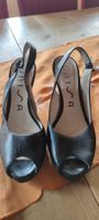 Damenschuhe Sandalen   Leder gr. 40 mit 9 cm  Absatz