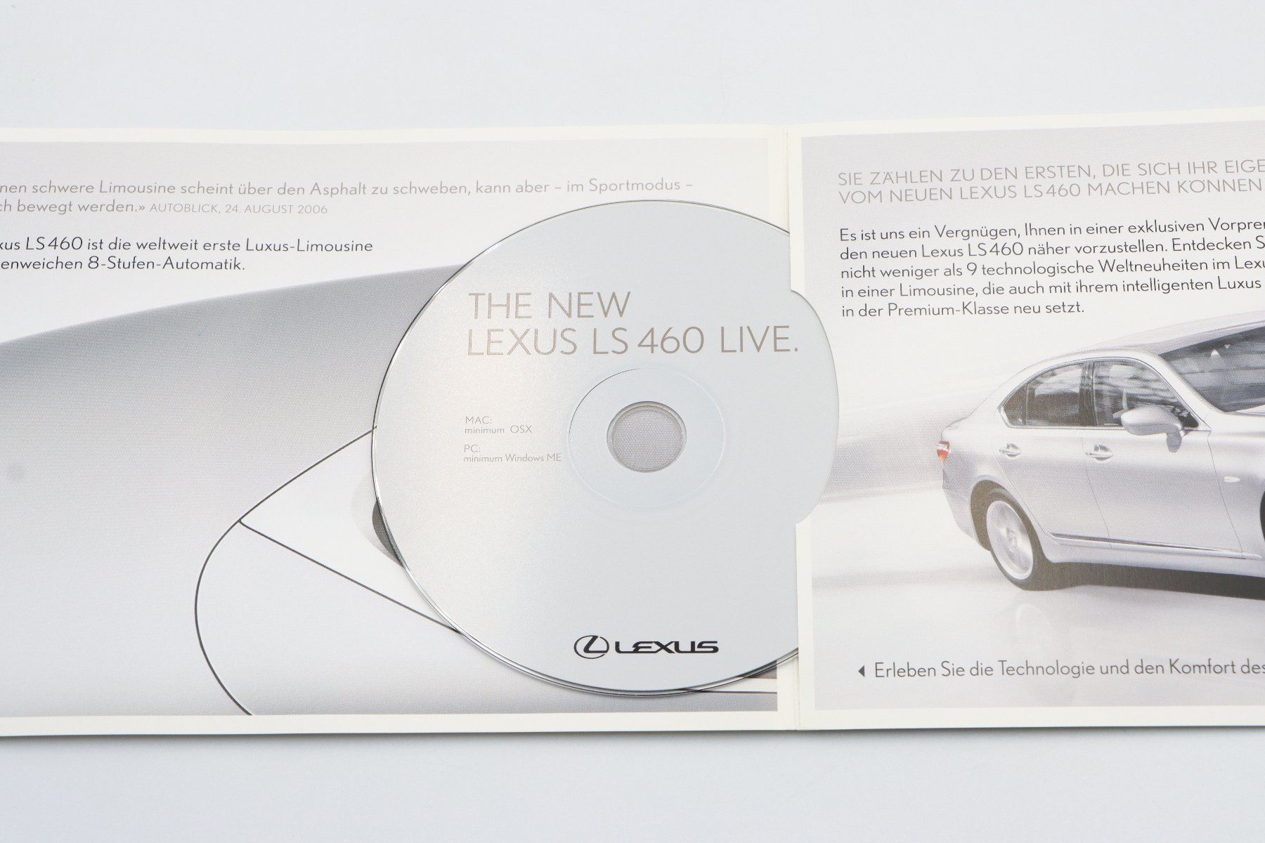 Lexus Documenti: Lexus LS460 2006 Prospekt – Usato da Bühl b.Aarberg venduto da Collectorpassions 4