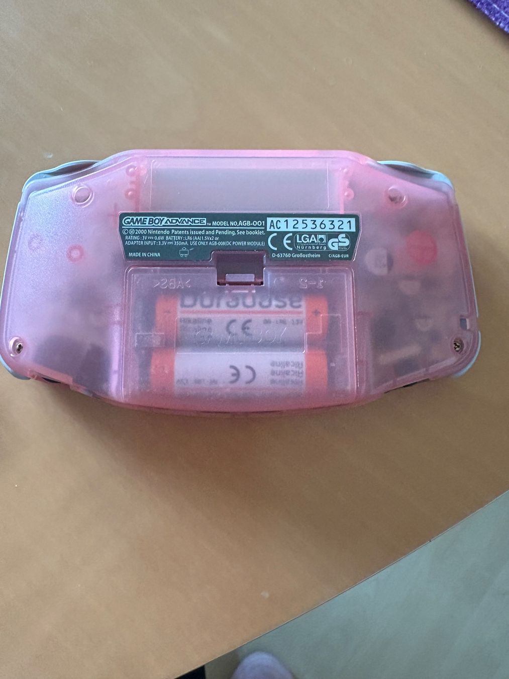 Nintendo Console: Nintendo Game Boy Advance - Pink – Usato da Bremgarten AG venduto da rom_lm8n 1