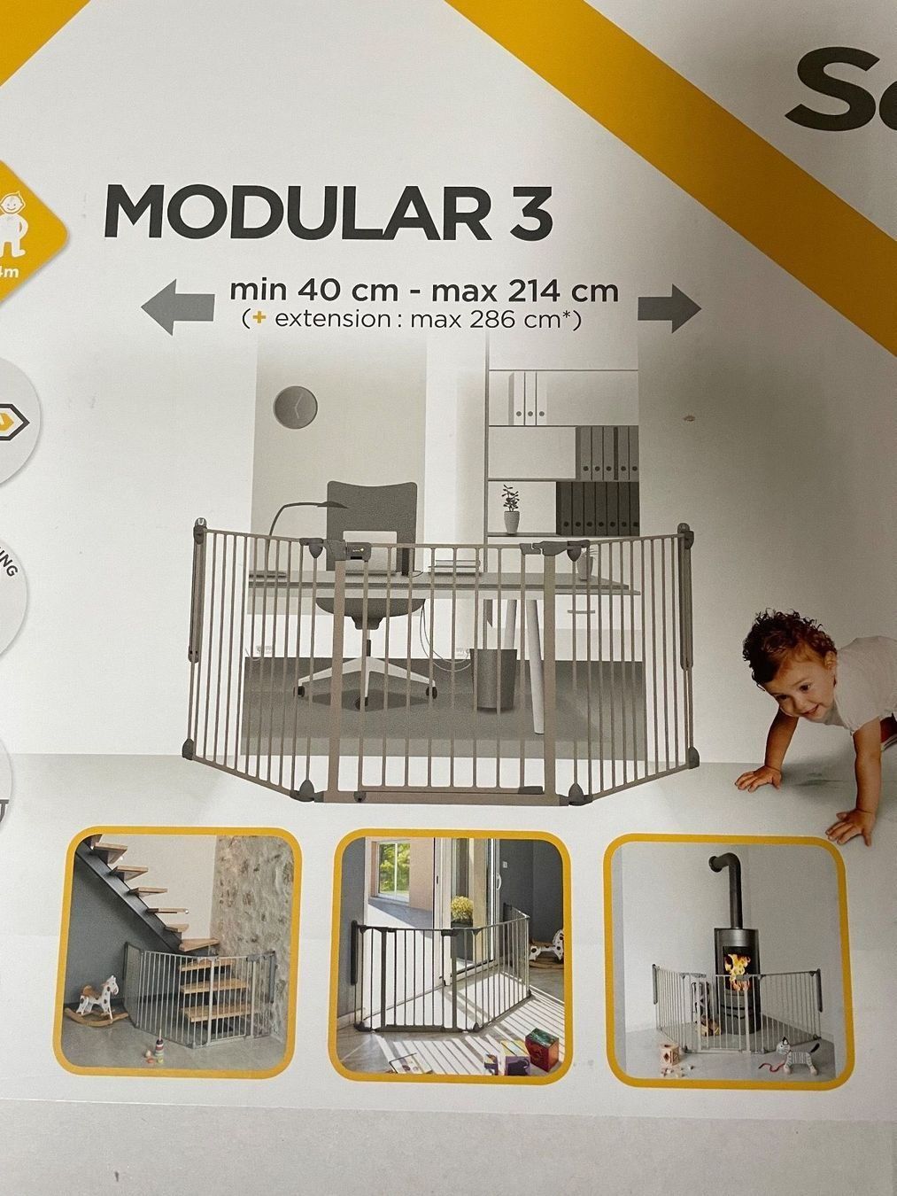 Tutto per la sicurezza: Safety 1st Modular 4 Schutzgitter ca. 240cm – Usato da Dietlikon venduto da kobold_nik