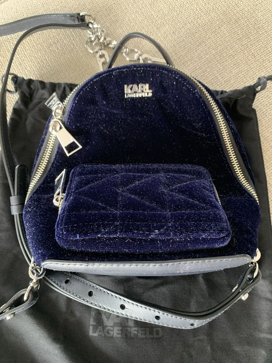 Karl Lagerfeld Zaini: Karl Lagerfeld backpack, original, small size – Nuovo (secondo la descrizione) da Lausanne venduto da oyu_hgg5 1