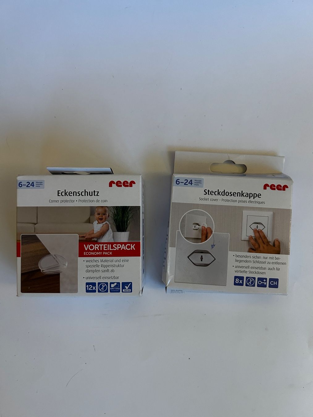 Reer Tutto per la sicurezza: Reer Steckdosenschutz  + Eckenschutz Set – Nuovo (secondo la descrizione) da Rothenburg venduto da Karolinamontessori