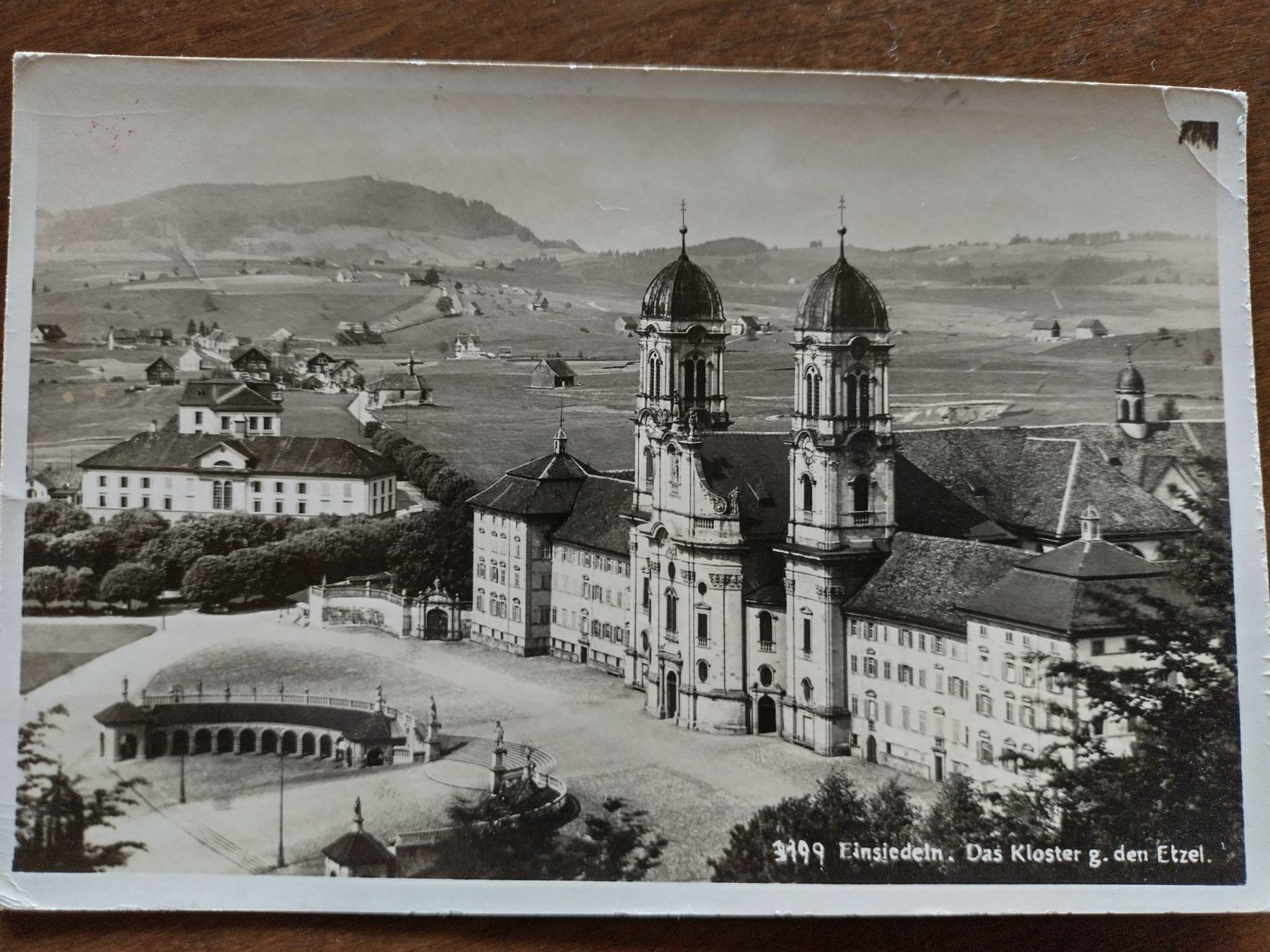 Cartoline postali: Alte Ansichtskarte Kloster Einsiedeln, 1939, – Usato da Wildhaus venduto da Hukwildhaus