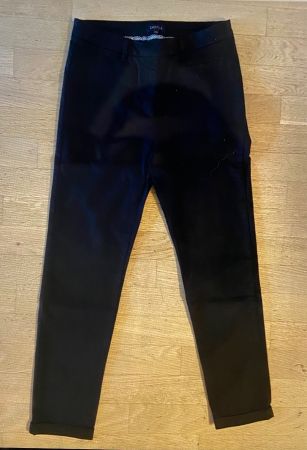 CAROLL Pantalon noir fuselé coton t.40 porté 2x