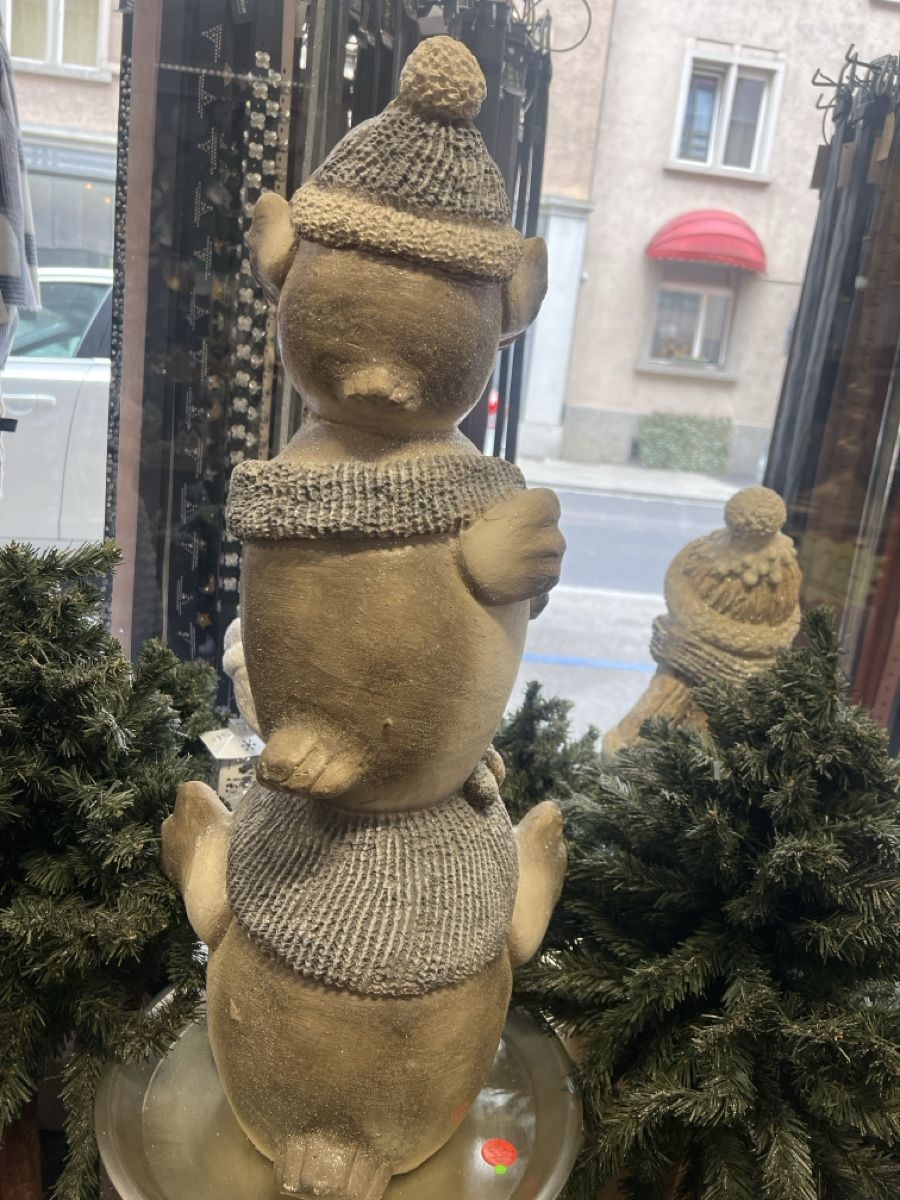 Tutte le decorazioni: Winterliche Deko-Sule mit putzigen Voegeln, – Usato da Rorschach venduto da TrendyDeals 3