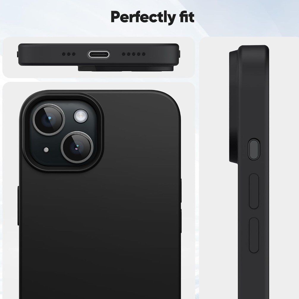 Cover & Protezioni schermo: iPhone 15 Plus Soft Touch Silikon Case Hülle - schwarz – Nuovo e nell'imballaggio originale da Rorschacherberg venduto da elektrofreak 5