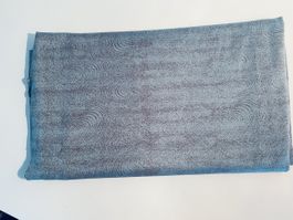 Weicher Jersey Stoff hell türkisgrau ca. 1.58m x 1.38m (T:2)