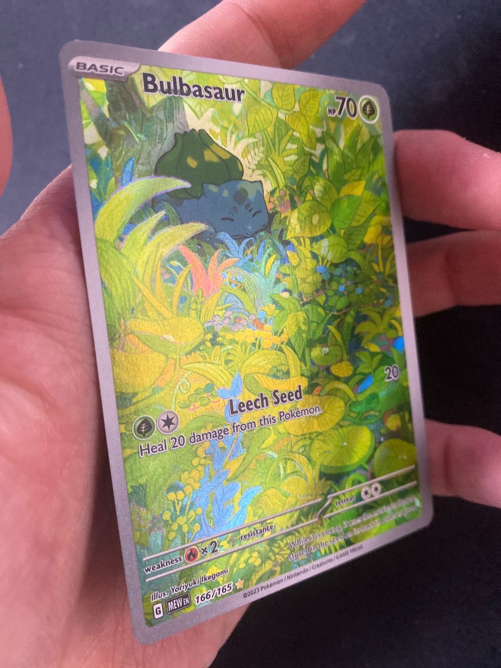 Pokémon Carte collezionabili: Bulbasaur 166 - Bisasam - Bulbizarre - MEW 151 - EN – Nuovo (secondo la descrizione) da Hausen AG venduto da Shrade 1