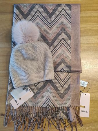 Neue Wintermütze  + Schal, Altrosa