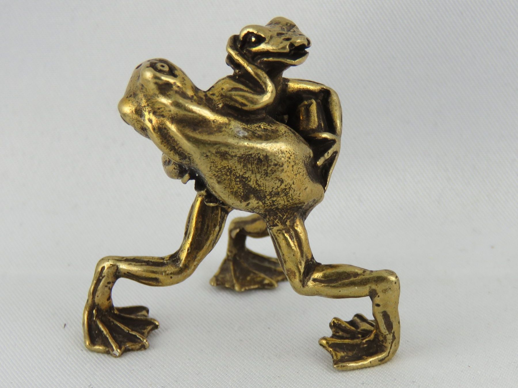 Statuette: Tanzende - FRÖSCHE - Messing Figur - 4x3,5cm – Nuovo (secondo la descrizione) da Grenchen venduto da Yamahwildstar16 1