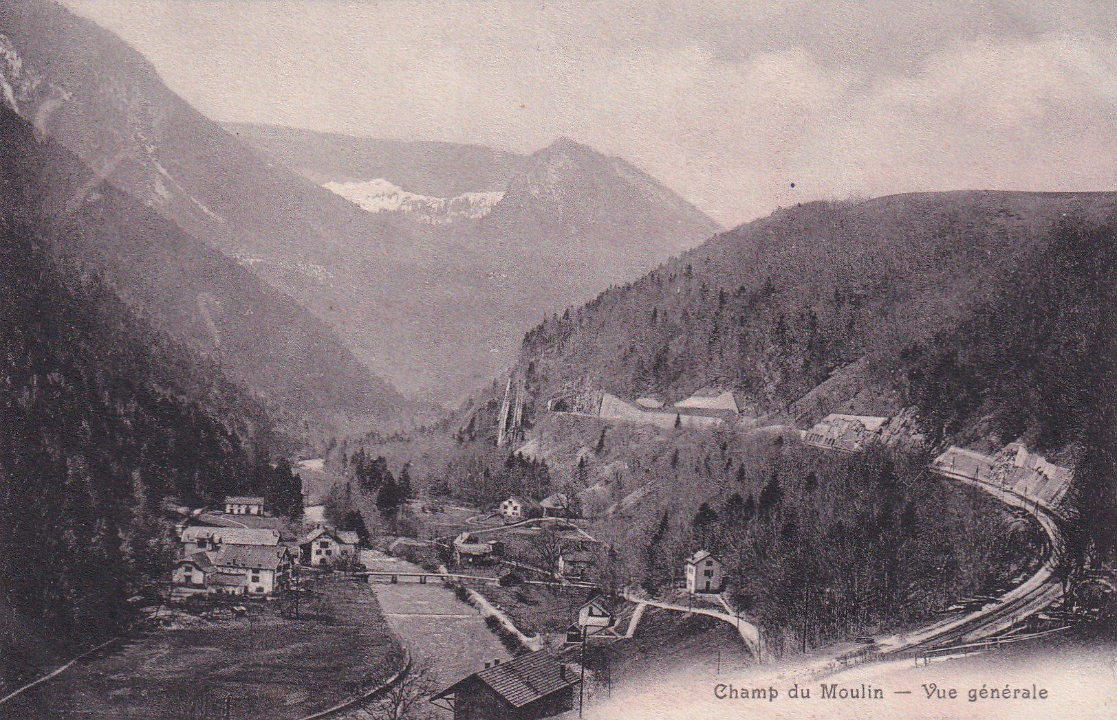 Cartoline postali: Champ du Moulin - Vue générale   Gorge de l'Areuse – Usato da Cormoret venduto da Pascalll2001