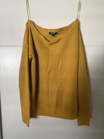 Damen Pullover Missguided senfgelb Grösse M/L