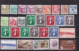 CH Briefmarken Lot "postfrisch" ab 1936
