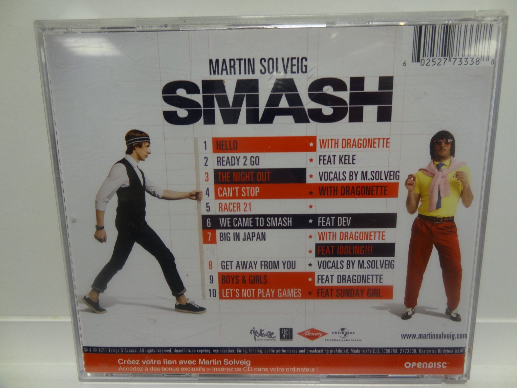 CD: Martin Solveig, Smash – Usato da luzern venduto da musicandart 1