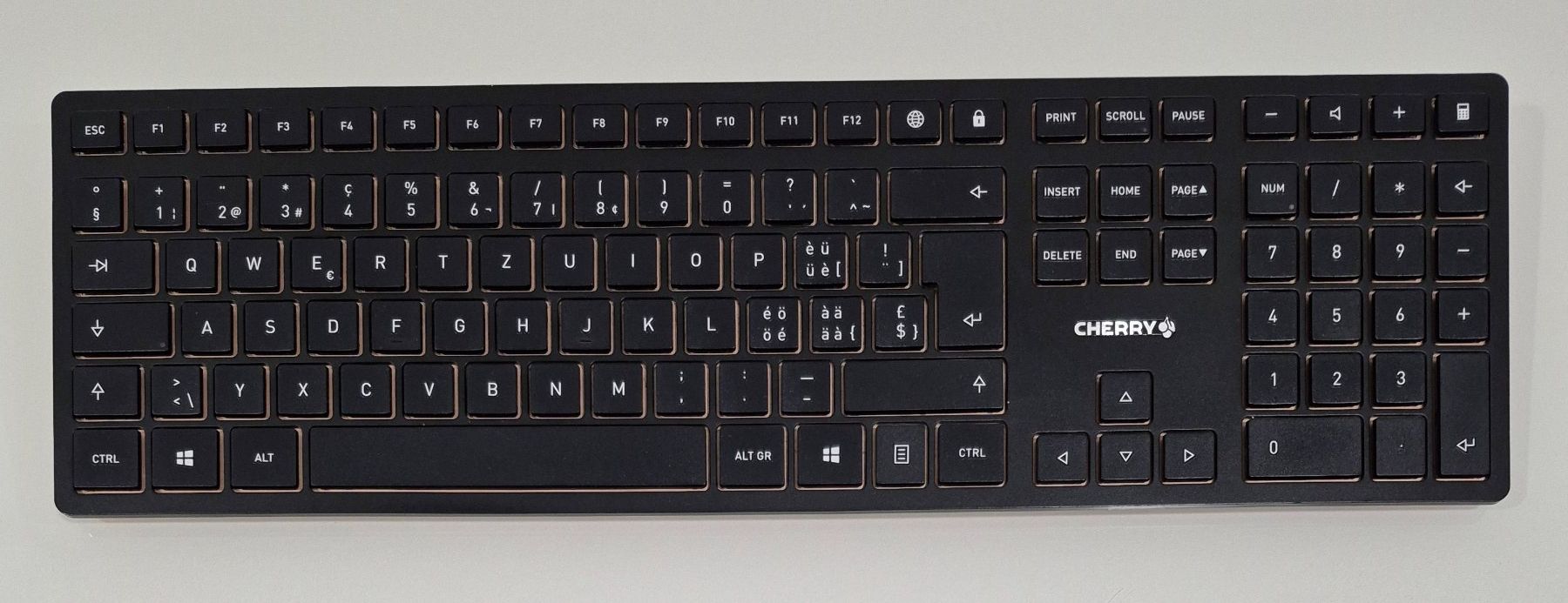 Tastiere: CHERRY DW 9000 SLIM, Bluetooth Keyboard (CH) Schwarz – Usato da Höri venduto da Nastaq 1