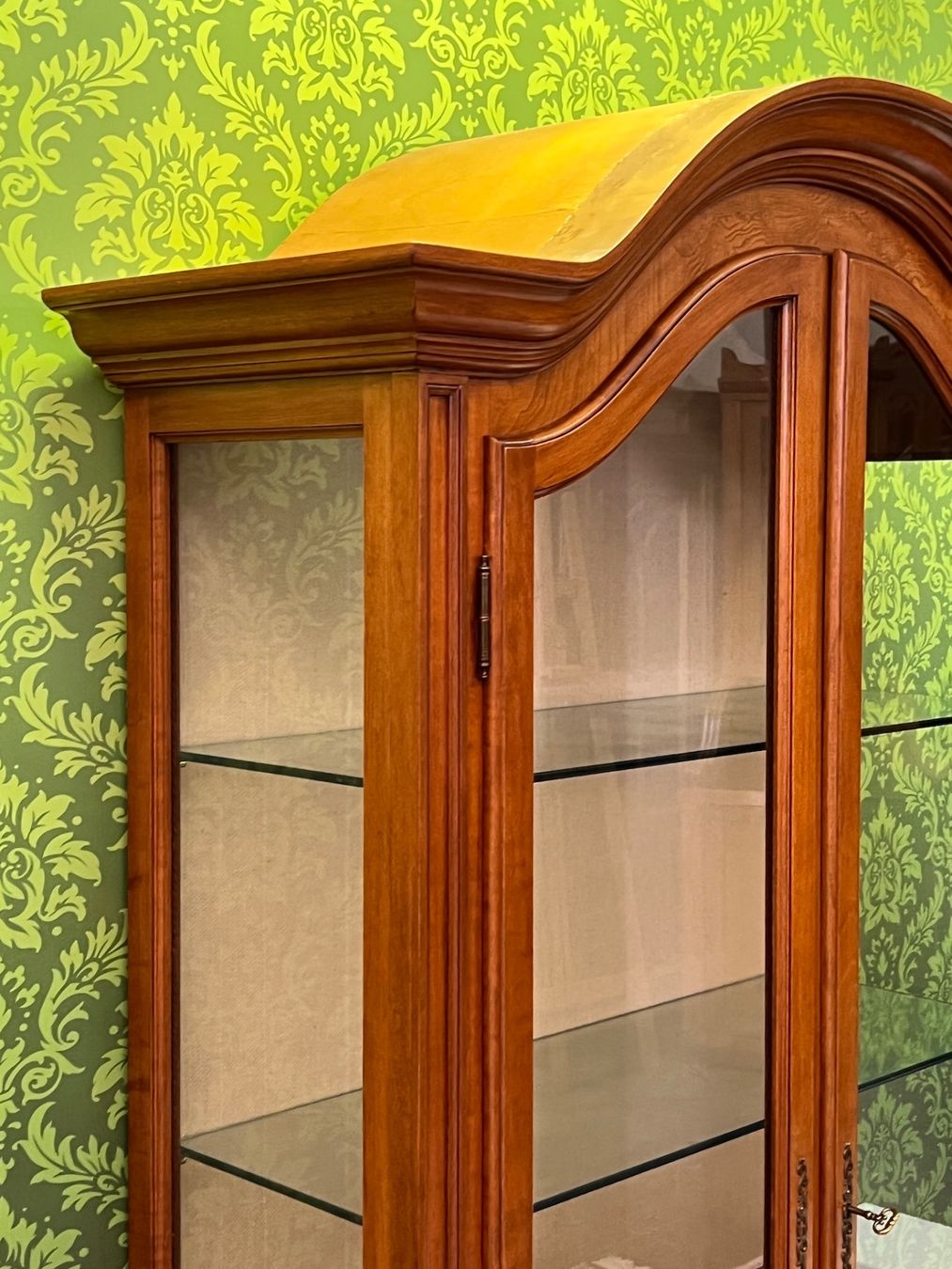 Vetrine: Biedermeier Vitrine Kirschbaum Barock Gründerzeit SELVA – Usato da Gemünden venduto da GEUENWALD 4