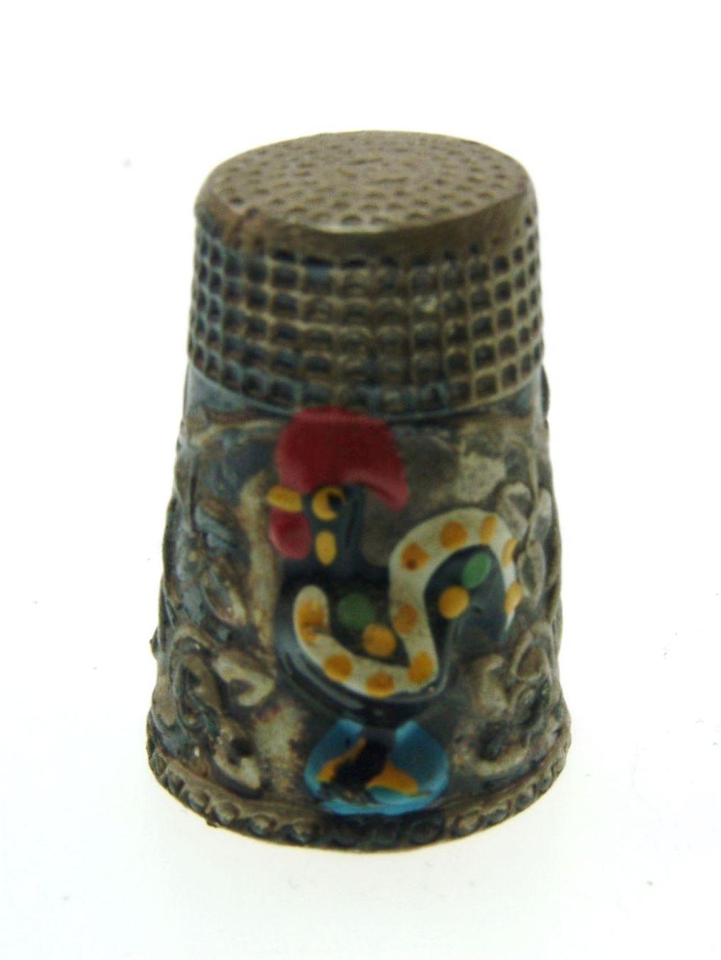 Ditali: Fingerhut mit Blumenmotiv (6) – Usato da Langenthal venduto da Sherkaan