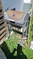 Barbecue à charbon, en métal, avec thermomètre, en l'état