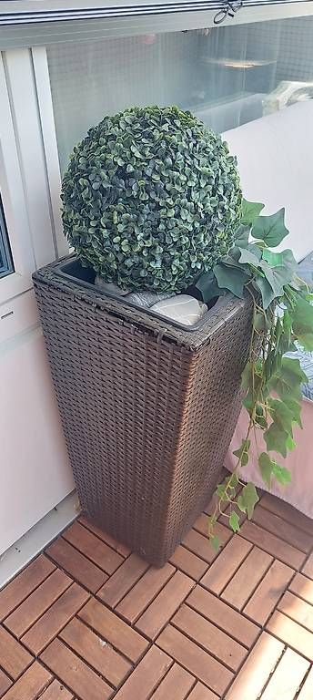 Blumentöpfe: Rattan Blumentöpfe Braun  – Gebraucht aus Münchenstein von Alicia_Michelle 1