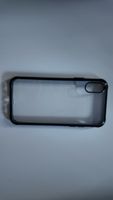 Coque d’iPhone X/XS transparente avec bords noirs