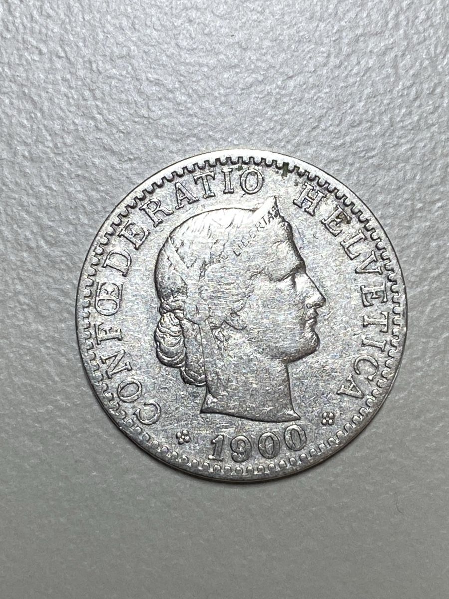 Tutti le monete: CHF 0.20 - 1900 – Usato da Payerne venduto da Mike1682